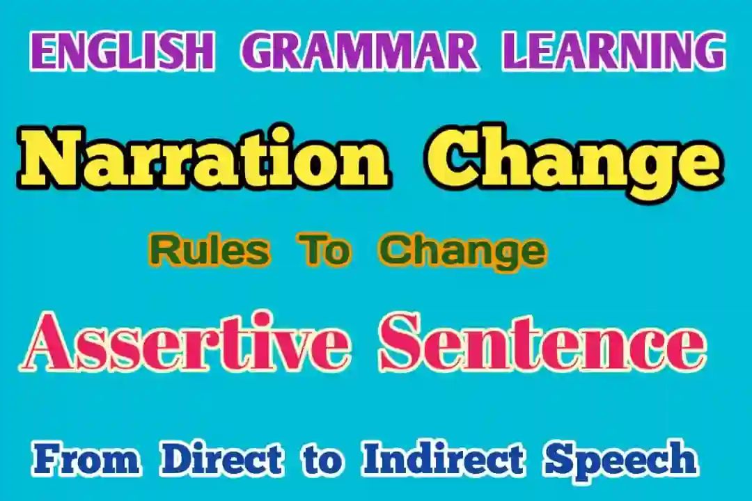 reported speech assertive sentences