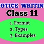 Notice Writing For Class 11 Format Types and Examples