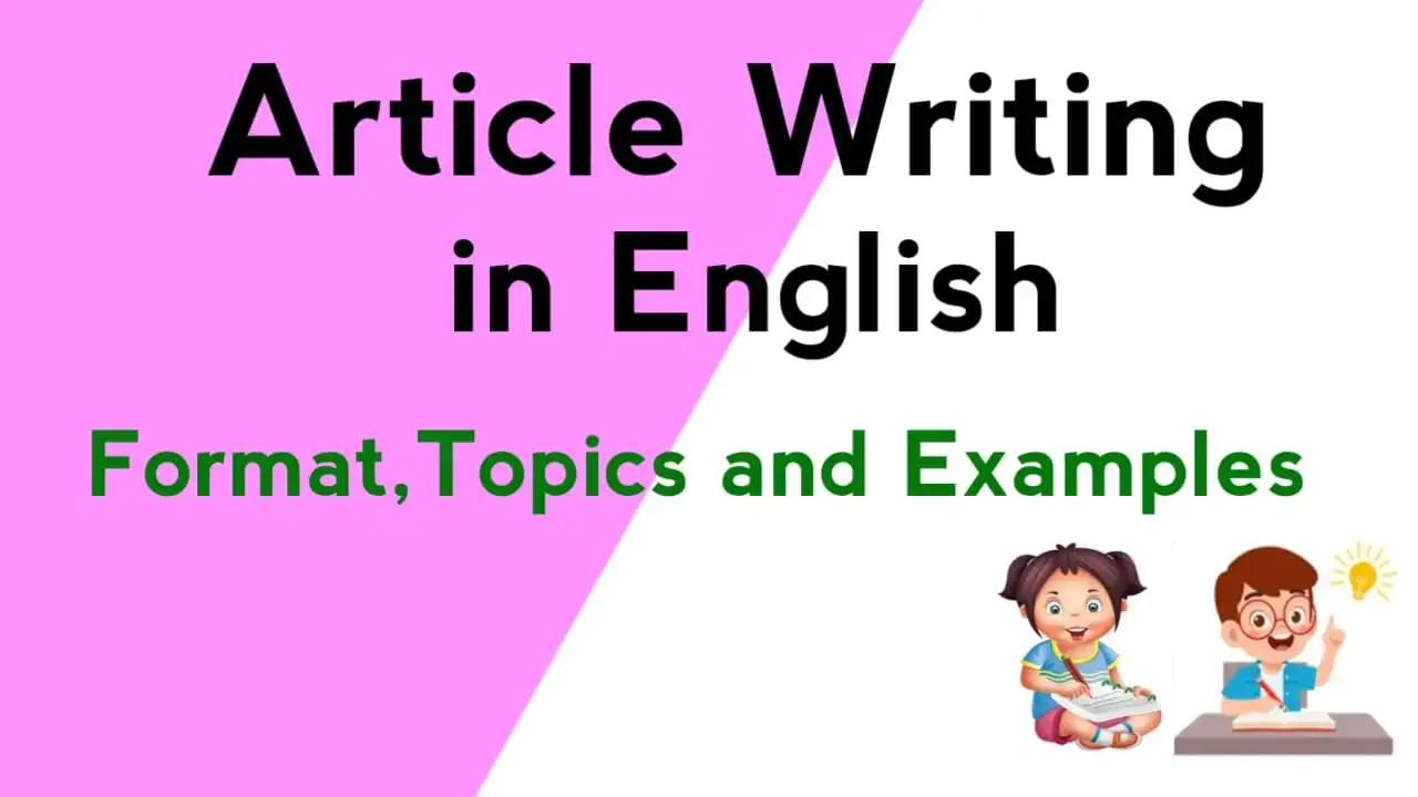 writing article in english