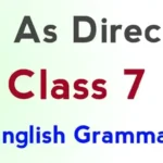 Do as Directed for Class 7 Questions with Answers