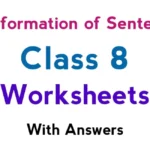 Transformation of Sentences Class 8 Exercises Answers