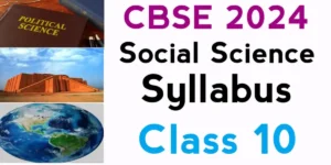 CBSE Social Science Syllabus Class 10 (2023-24) Download