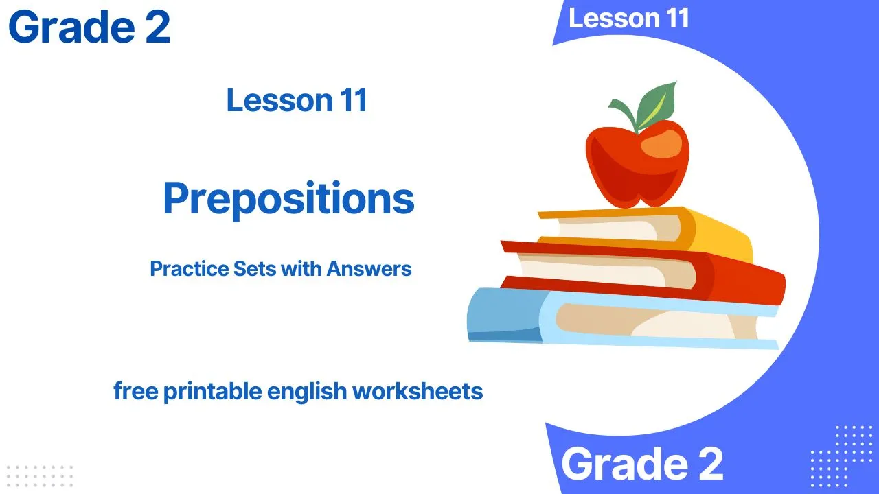 Prepositions Worksheet For Class 2 With Answers Prepositions Worksheet For Class 2 With Answers
