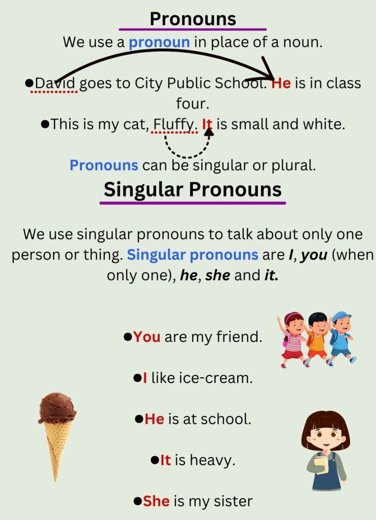 Singular Pronouns