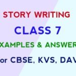 Class 7 Story Writing in English with Topics and Answers