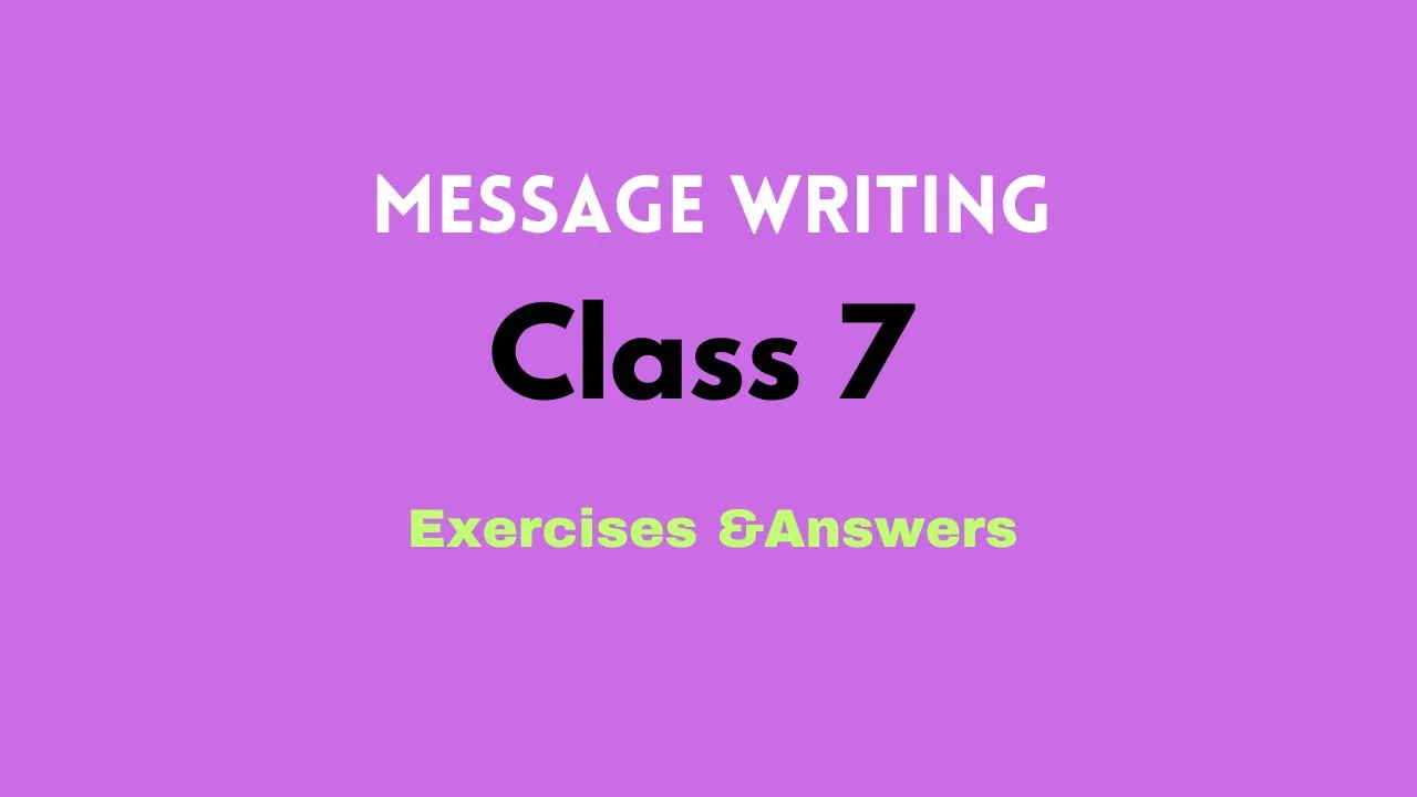 speech writing class 7 format