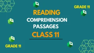 Class 11 Reading Comprehension Unseen Passage Exercises 2024 Class 11 Reading Comprehension Unseen Passage Exercises